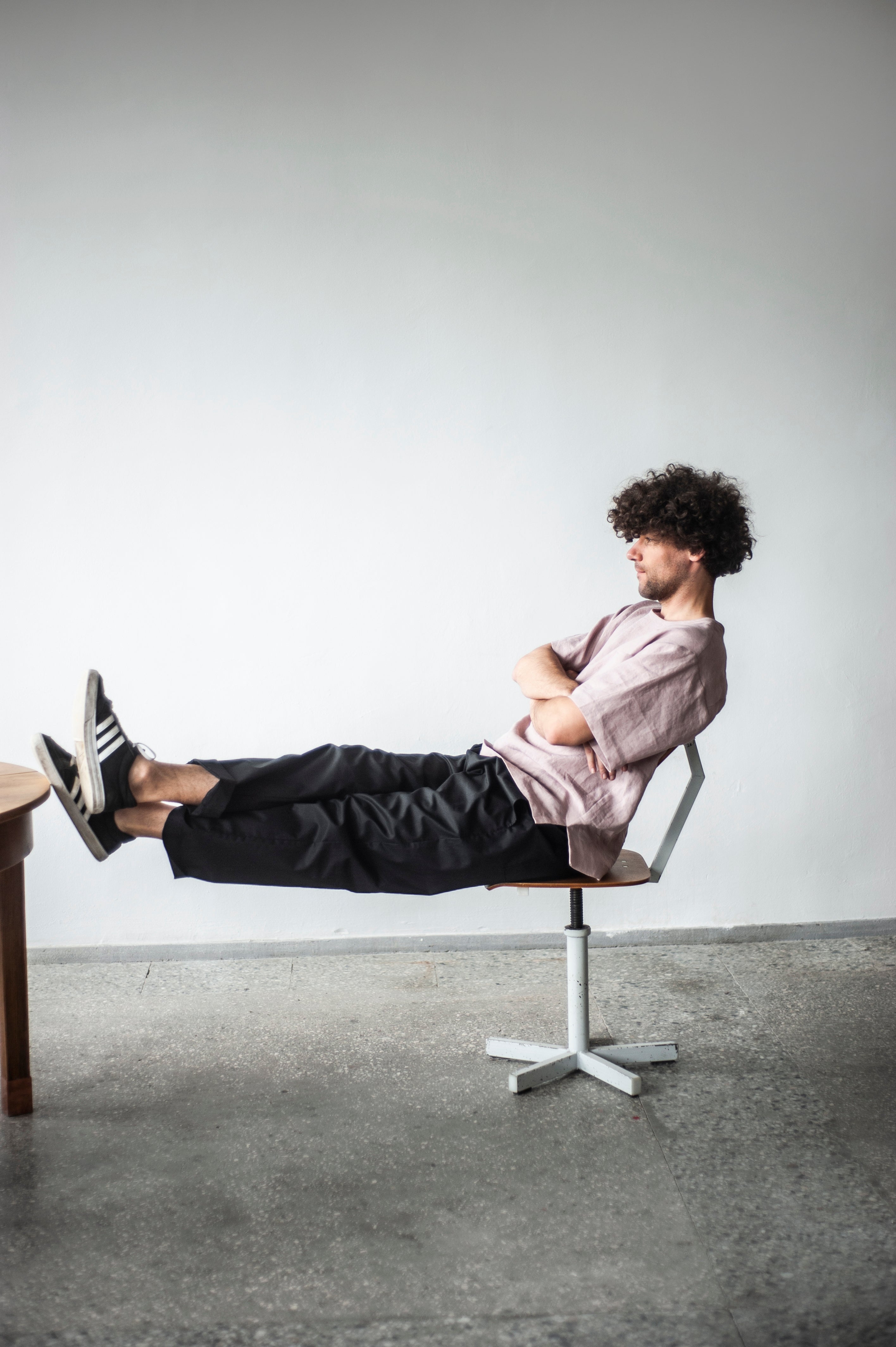 Relaxed-fit linen t-shirt ETHAN