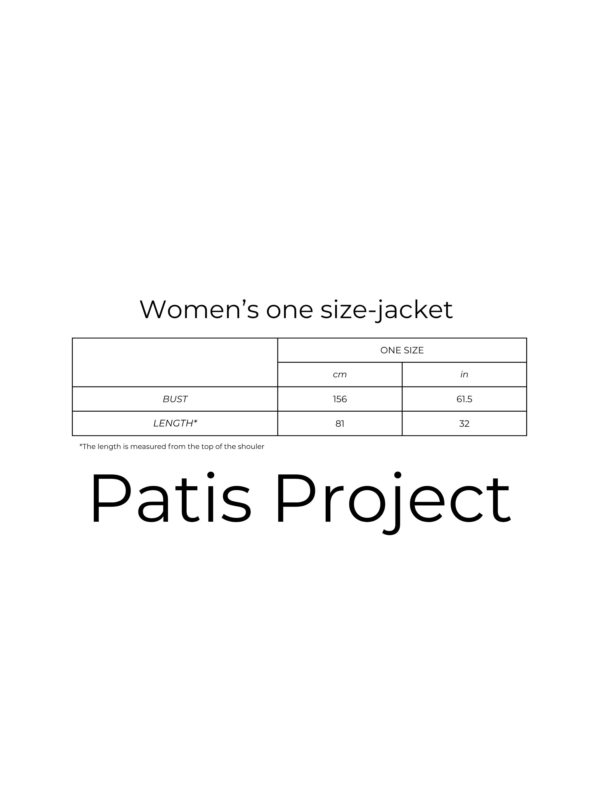 Women's one-size boiled tweed wool jacket