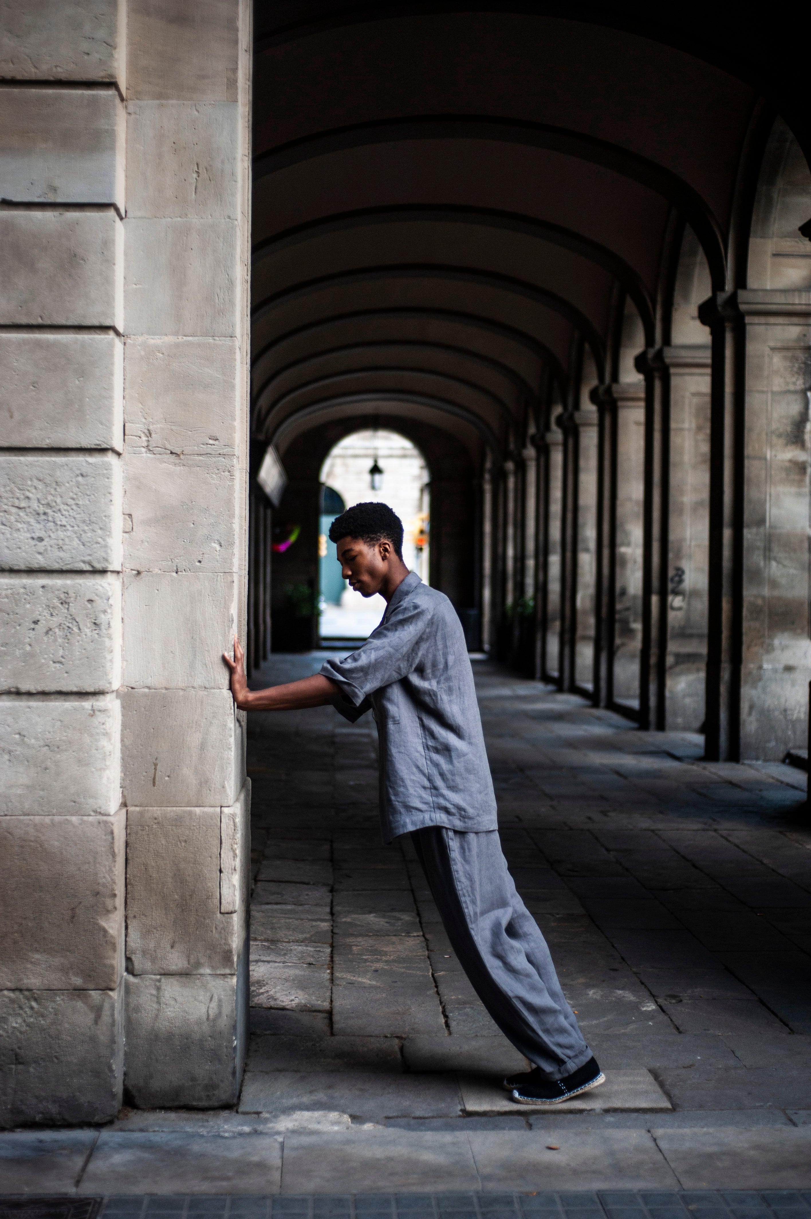 Loose-fit linen trousers TODY