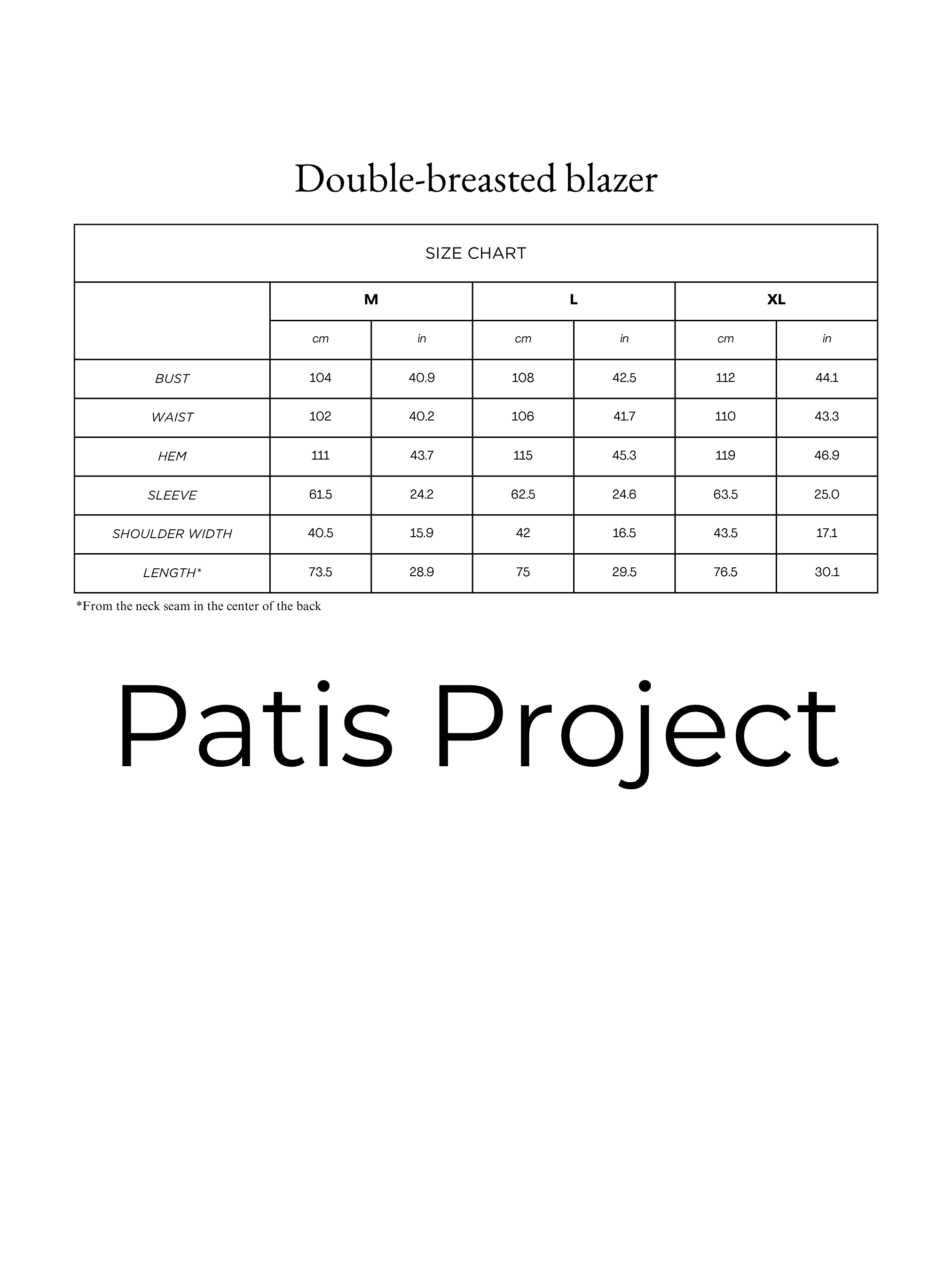 Women's double-breasted tweed wool blazer with peak lapel collar