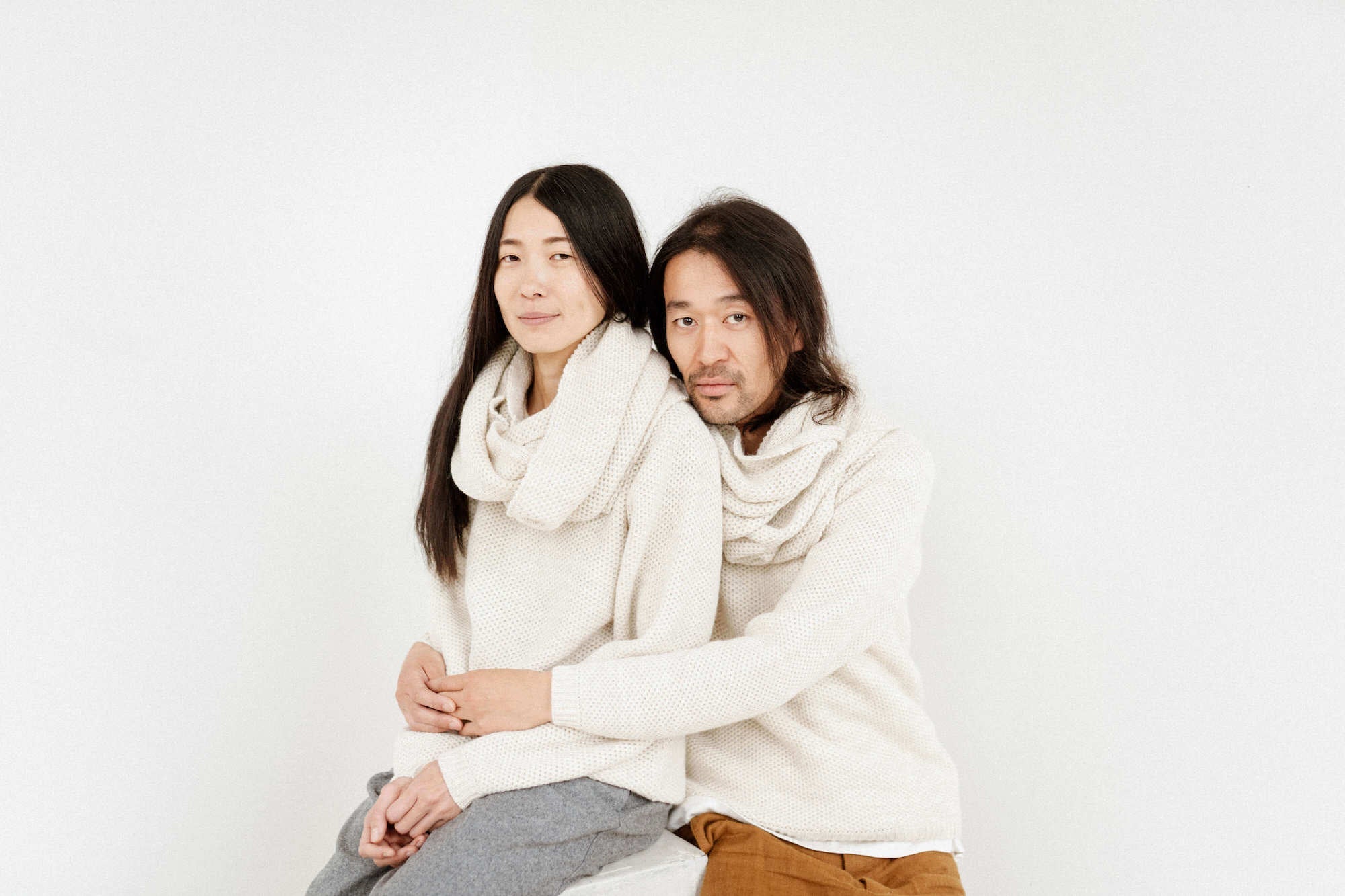 100% Merino wool crew neck knitted jumper RIKU