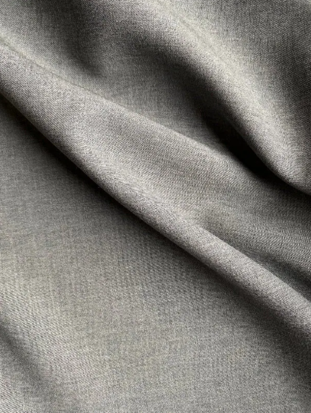 Grey.  100% merino wool