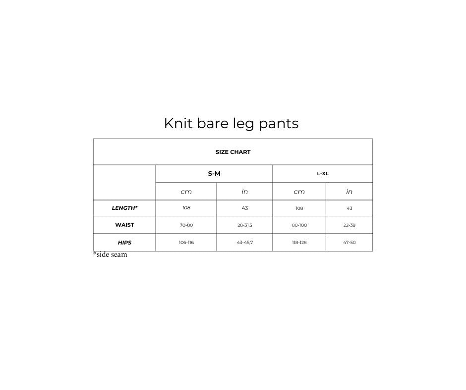Unisex Relaxed-Fit Knitted Merino Wool barrel-leg Trousers