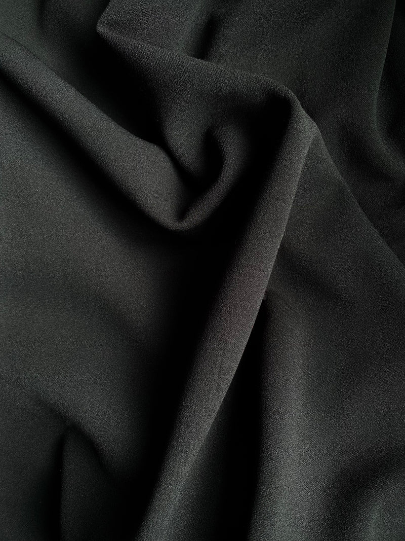 Schwarzes Baumwoll-Überhemd, Knopfleiste vorne Hemd ELLA