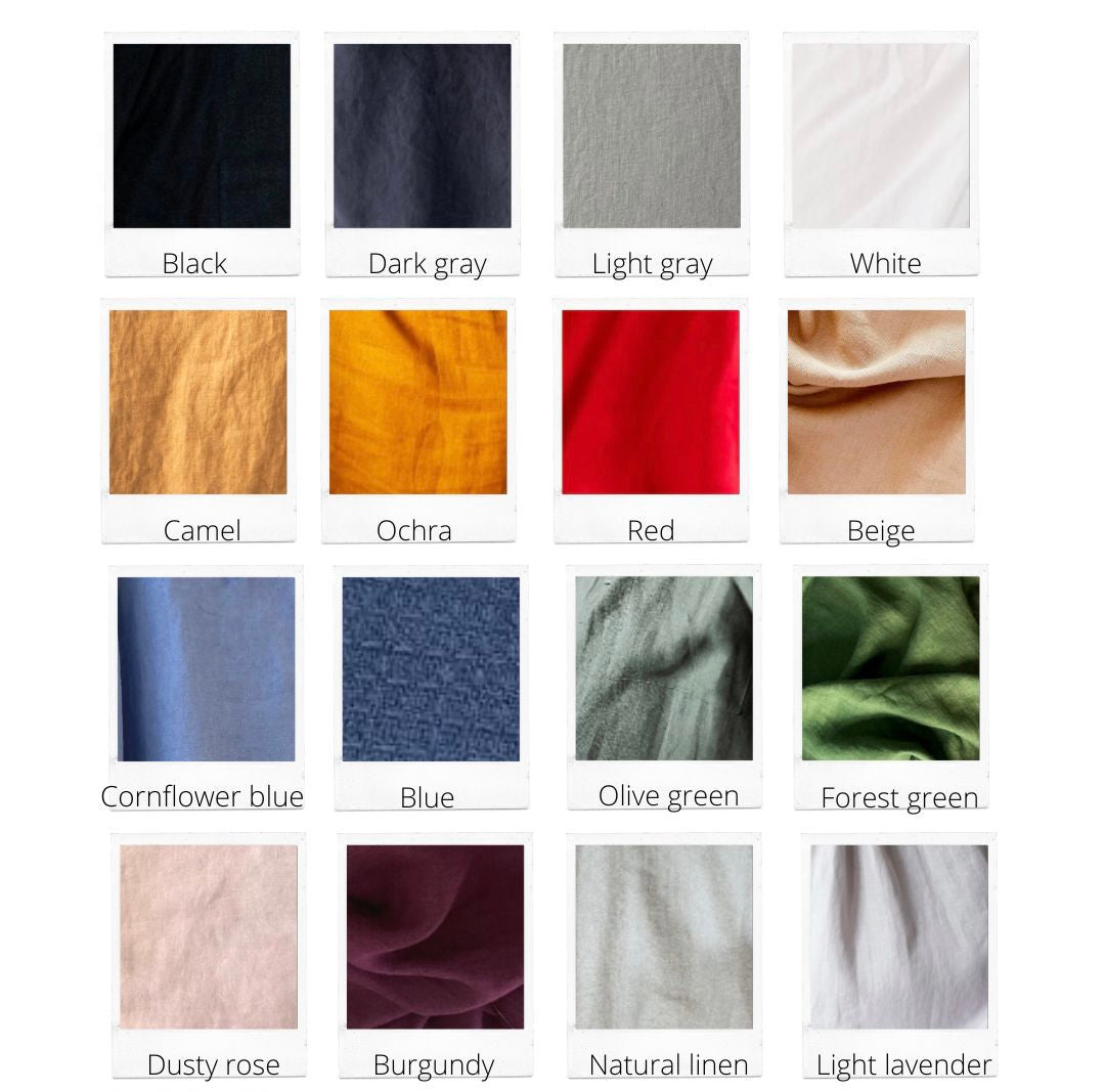 Linen palazzo pants for women CAMILA